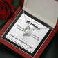 To My Mommy - From Your Belly - Can't Wait to Be Born - Forever Love Necklace