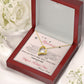 To My Mommy - Thank You for Growing Me -From Your Tummy - Forever Love Necklace