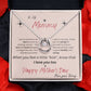 To My Mommy - Thank You for Growing Me - From Your Belly - Love Necklace