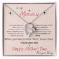 To My Mommy - Thank You for Growing Me -From Your Tummy - Forever Love Necklace