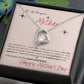 To My Courageous Mother - Love you to the Moon - Forever Love Necklace